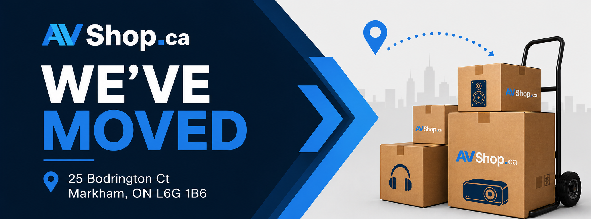 We've Moved! We've Moved!